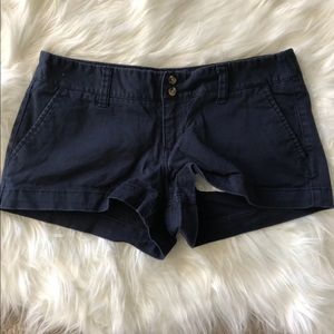 Navy blue shorts